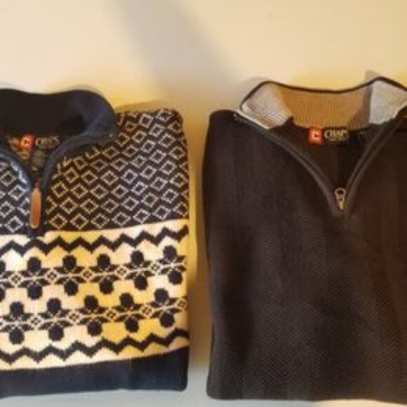 Chaps Men's Sweaters, wool and cotton(sold together) - Picture 1 of 9